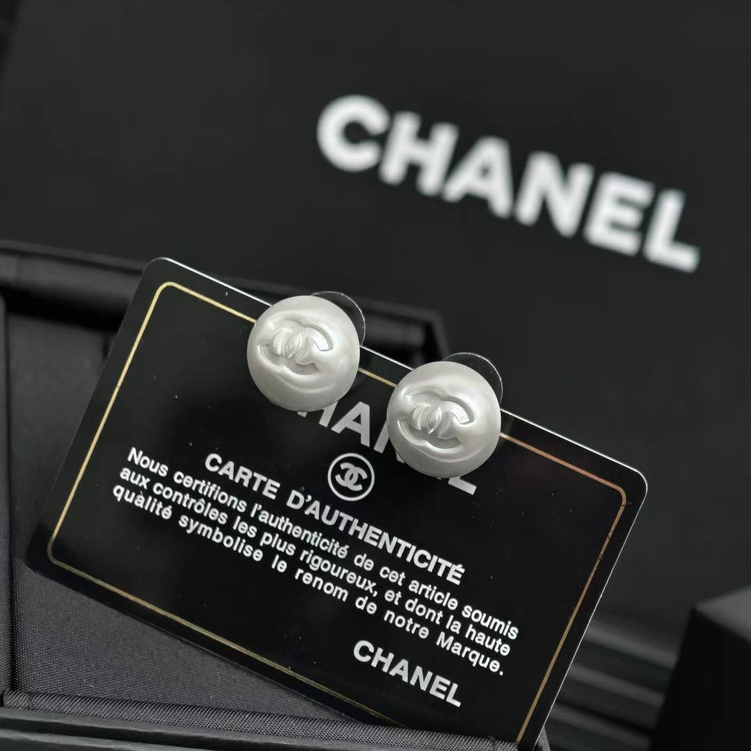 pearl Stud Earrings for women - alternate angle view 2