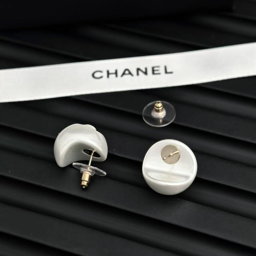 pearl Stud Earrings for women - alternate angle view 7