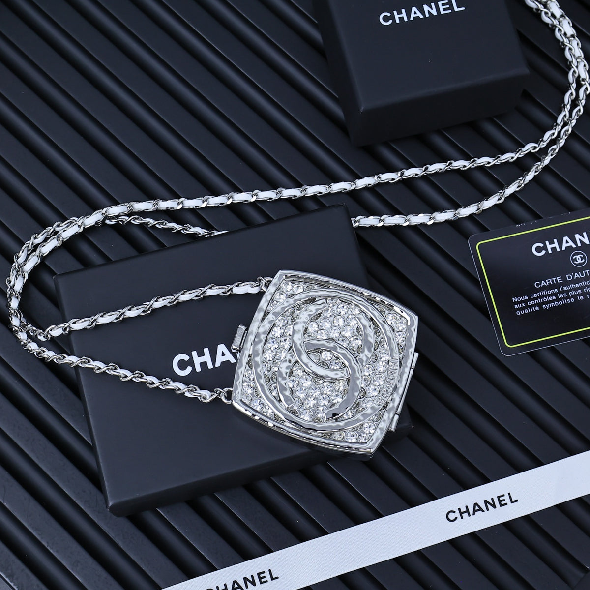 pink crystal stylish fashion accessory for women - product detail view