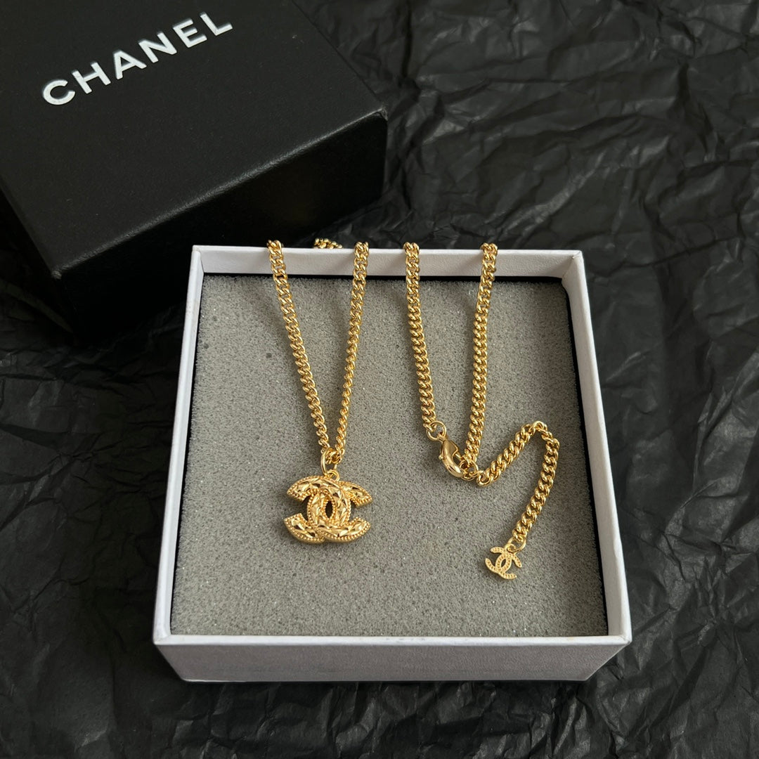 double c Necklace for women - alternate angle view 2