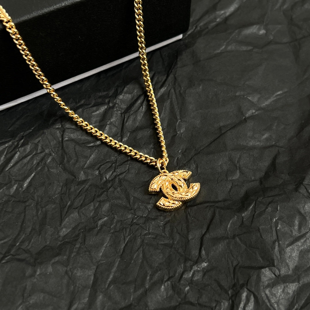 double c Necklace for women - alternate angle view 4