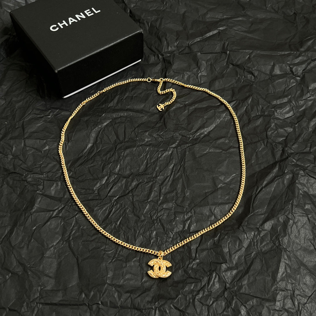 double c Necklace for women - alternate angle view 3