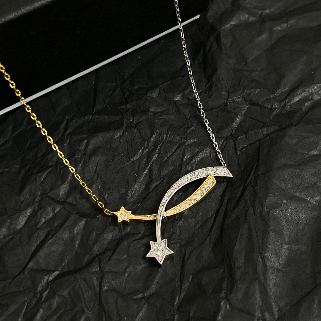 double c Necklace for women - alternate angle view 4