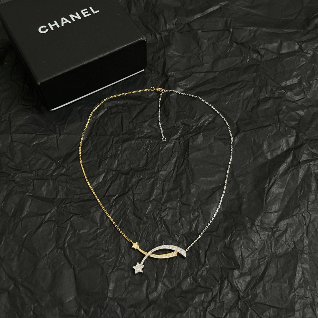 double c Necklace for women - alternate angle view 3
