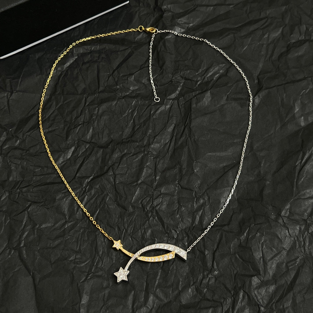 double c Necklace for women - alternate angle view 5