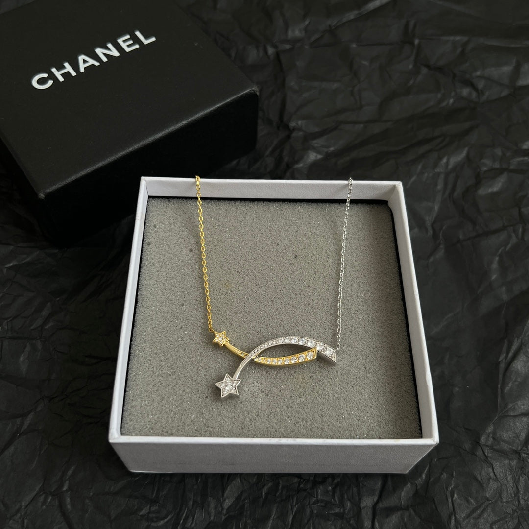 double c Necklace for women - alternate angle view 2