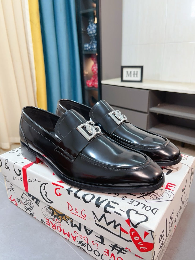 Dolce & Gabbana DG Men's Dress Shoes in Premium Calfskin