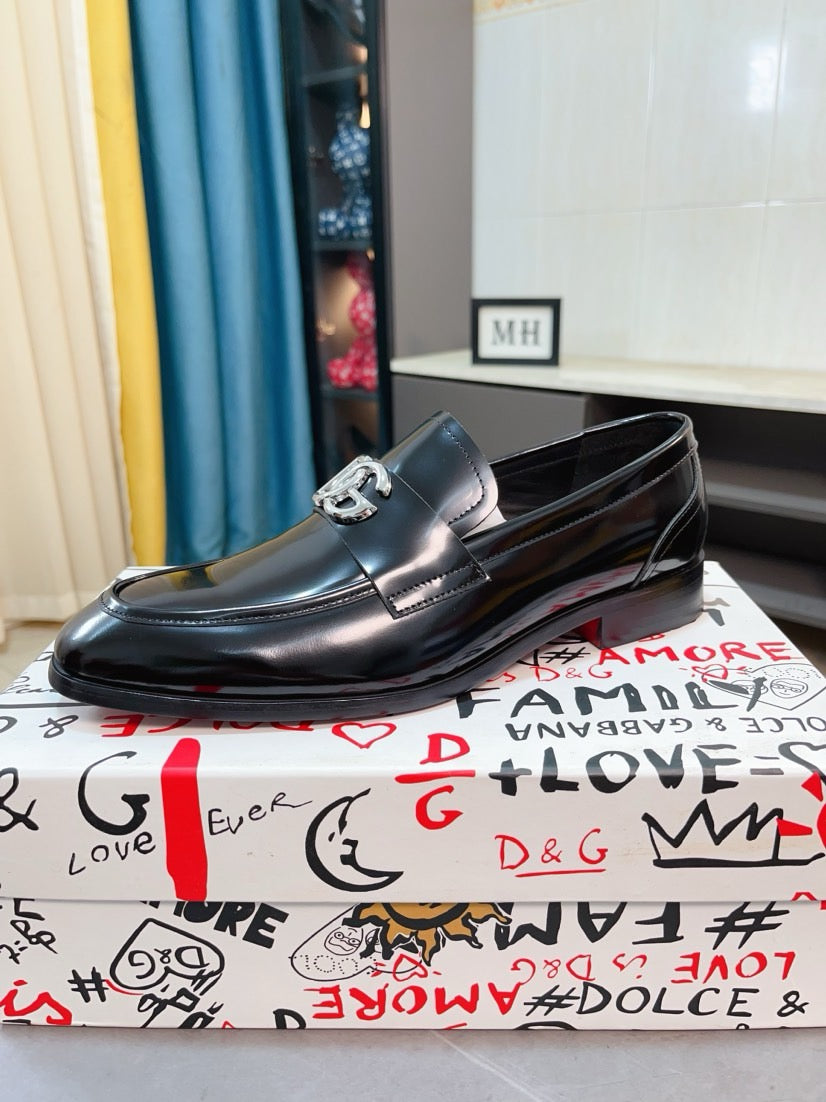 Dolce & Gabbana DG Men's Dress Shoes in Premium Calfskin