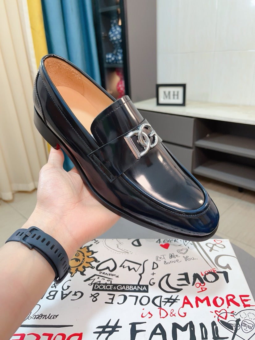 Dolce & Gabbana DG Men's Dress Shoes in Premium Calfskin