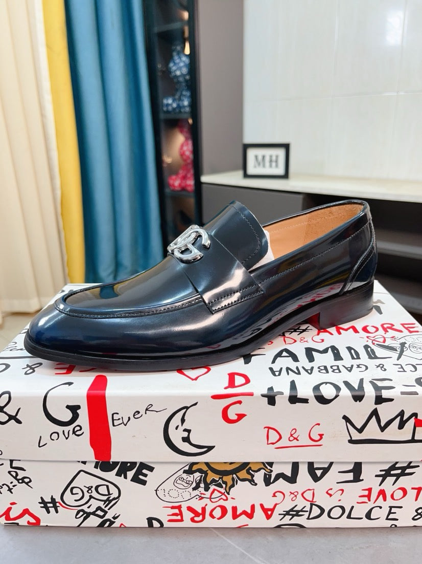 Dolce & Gabbana DG Men's Dress Shoes in Premium Calfskin