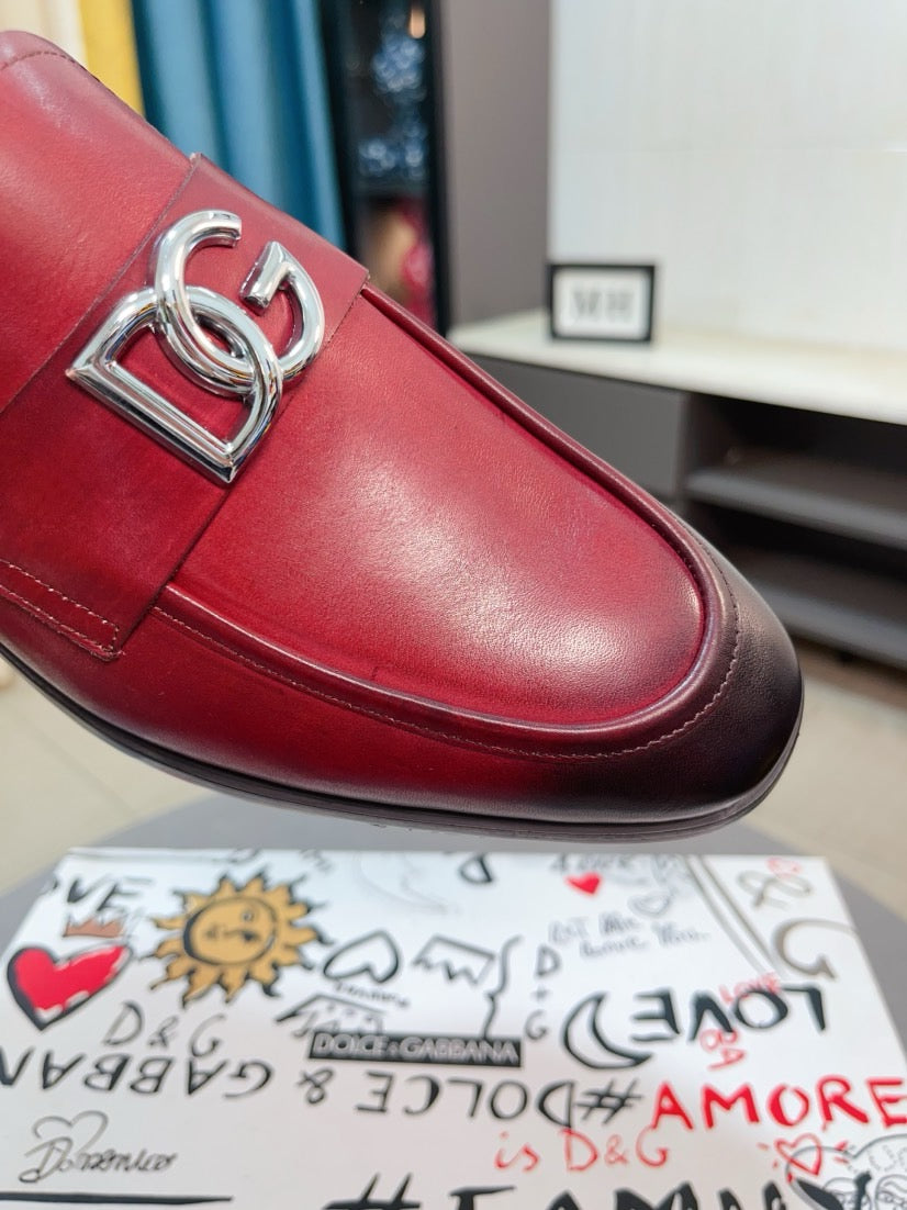 Dolce & Gabbana DG Men's Dress Shoes in Premium Calfskin