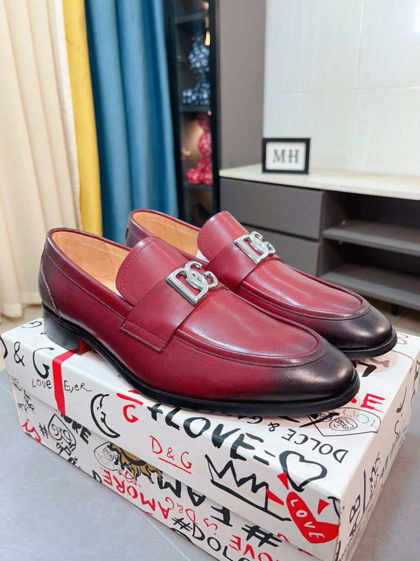 Dolce & Gabbana DG Men's Dress Shoes in Premium Calfskin