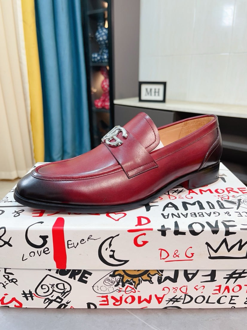 Dolce & Gabbana DG Men's Dress Shoes in Premium Calfskin