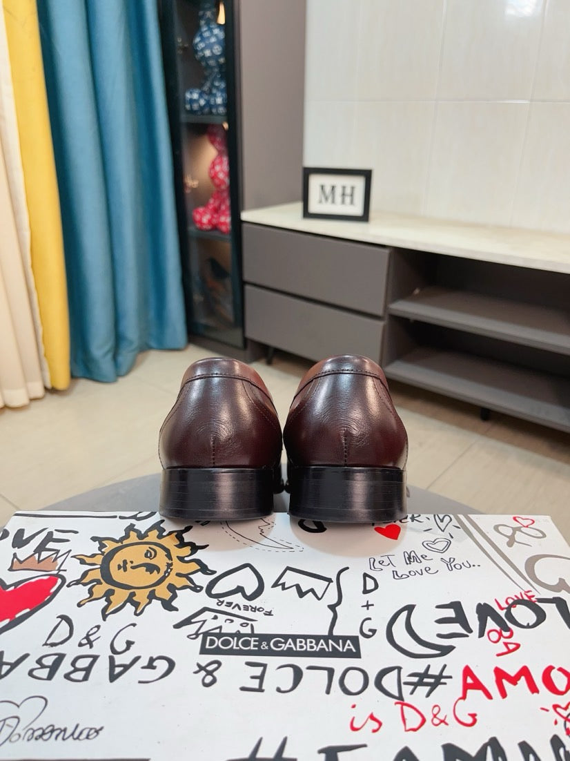 Dolce & Gabbana DG Men's Dress Shoes in Premium Calfskin