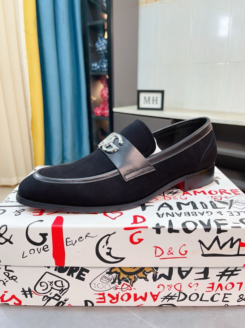 Dolce & Gabbana DG Men's Dress Shoes in Premium Calfskin
