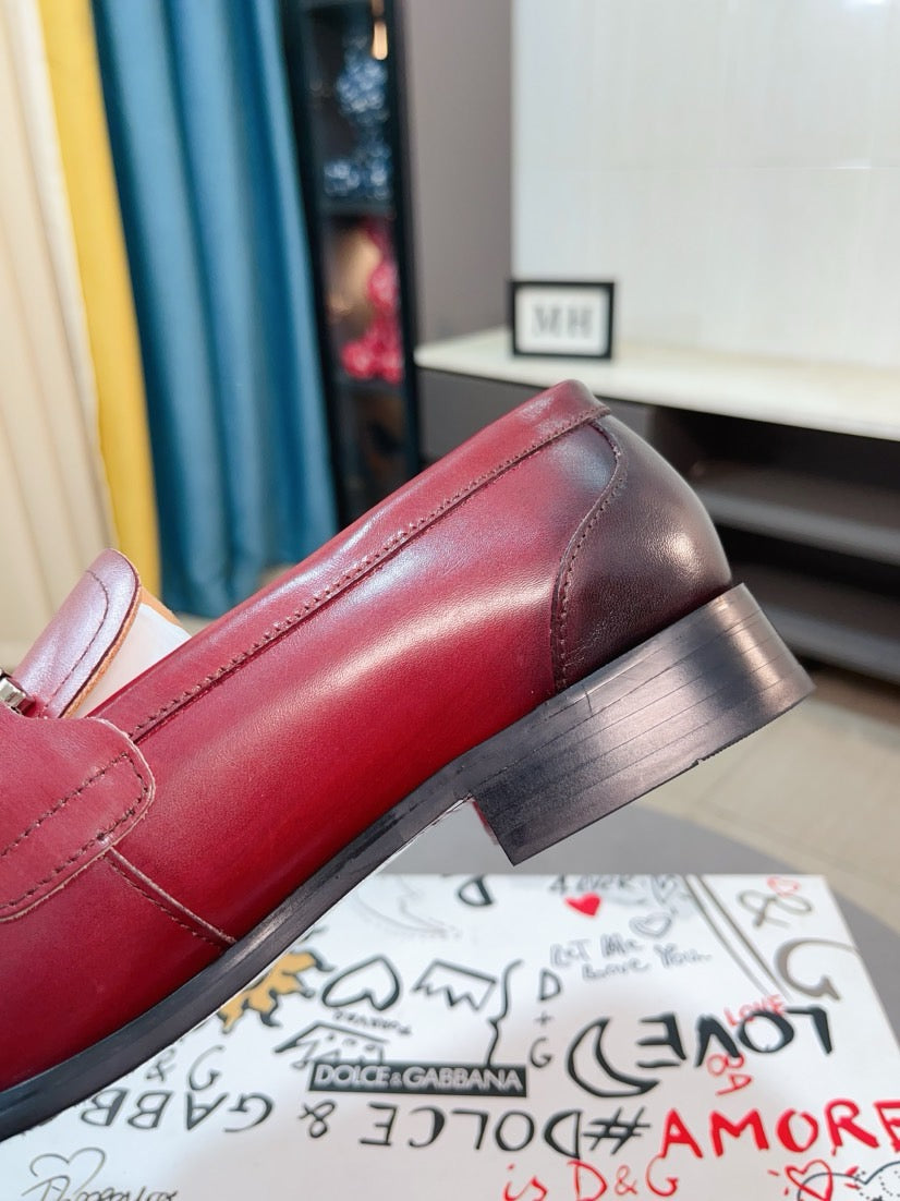 Dolce & Gabbana DG Men's Dress Shoes in Premium Calfskin