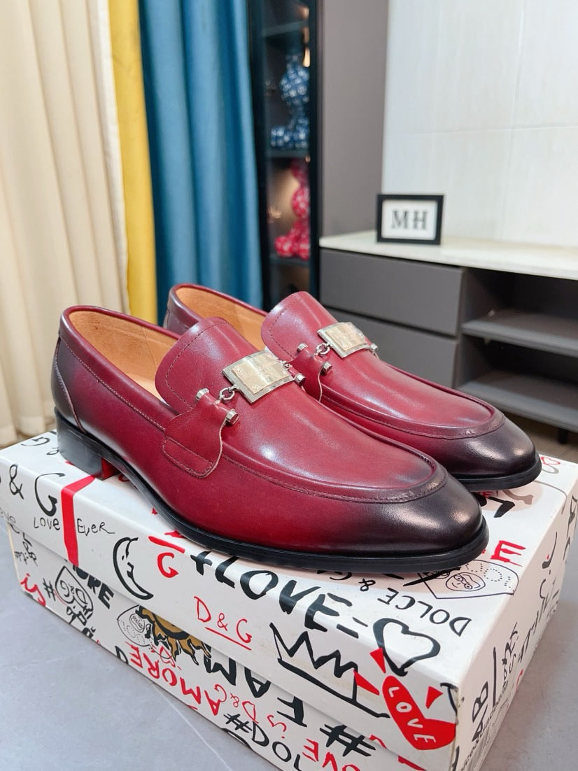 Dolce & Gabbana DG Men's Dress Shoes in Premium Calfskin
