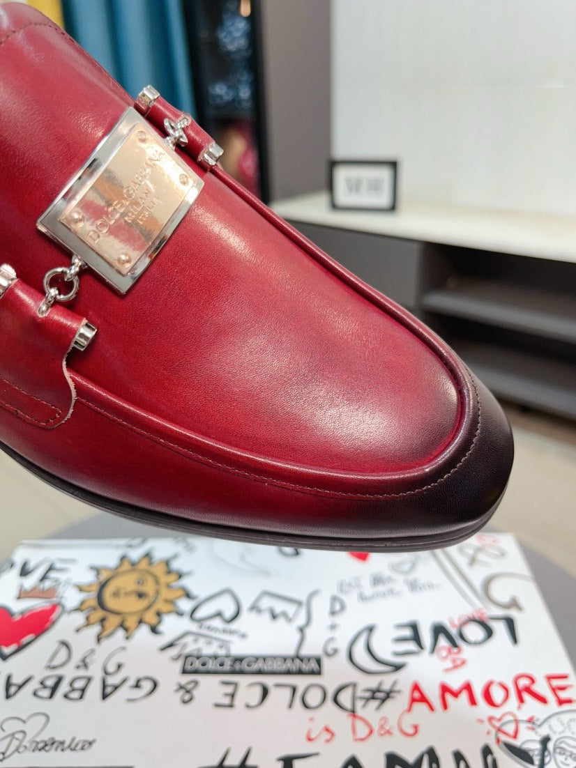 Dolce & Gabbana DG Men's Dress Shoes in Premium Calfskin