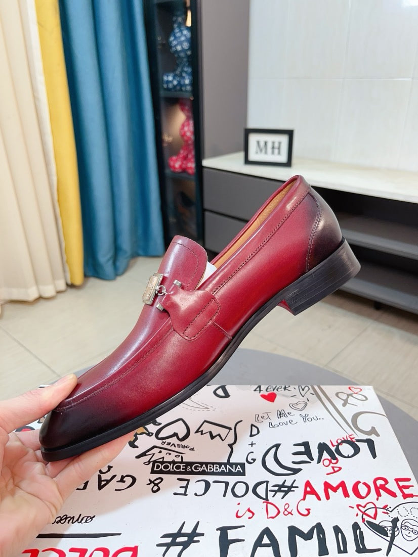 Dolce & Gabbana DG Men's Dress Shoes in Premium Calfskin
