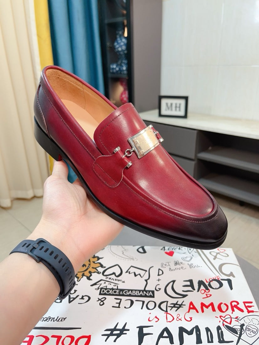 Dolce & Gabbana DG Men's Dress Shoes in Premium Calfskin