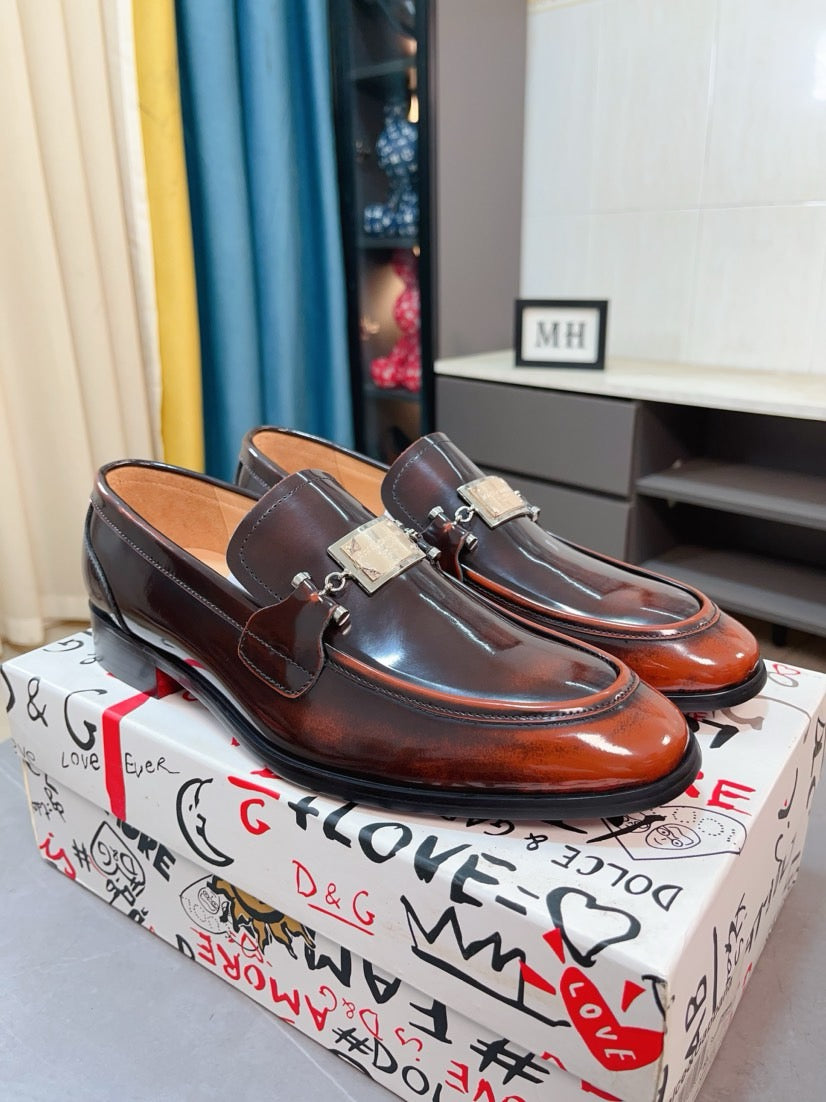Dolce & Gabbana DG Men's Dress Shoes in Premium Calfskin