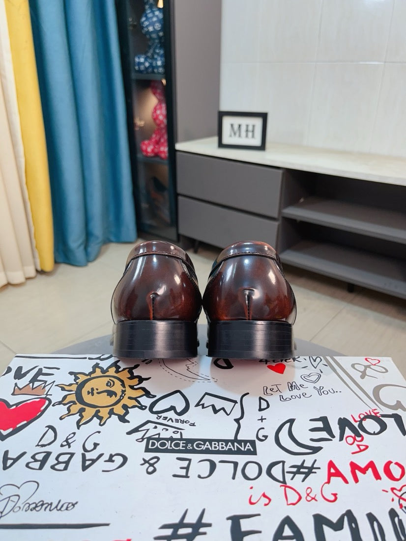 Dolce & Gabbana DG Men's Dress Shoes in Premium Calfskin