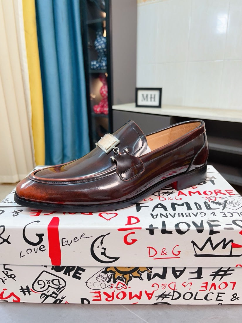 Dolce & Gabbana DG Men's Dress Shoes in Premium Calfskin