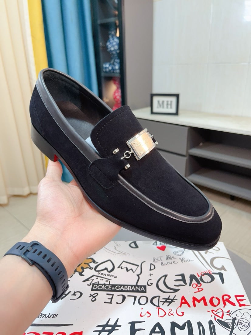 Dolce & Gabbana DG Men's Dress Shoes in Premium Calfskin