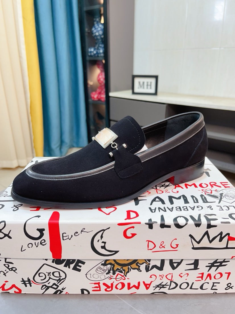 Dolce & Gabbana DG Men's Dress Shoes in Premium Calfskin