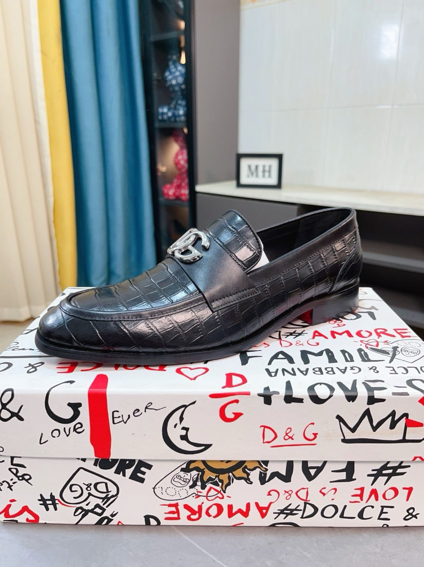 Dolce & Gabbana DG Men's Dress Shoes in Premium Calfskin