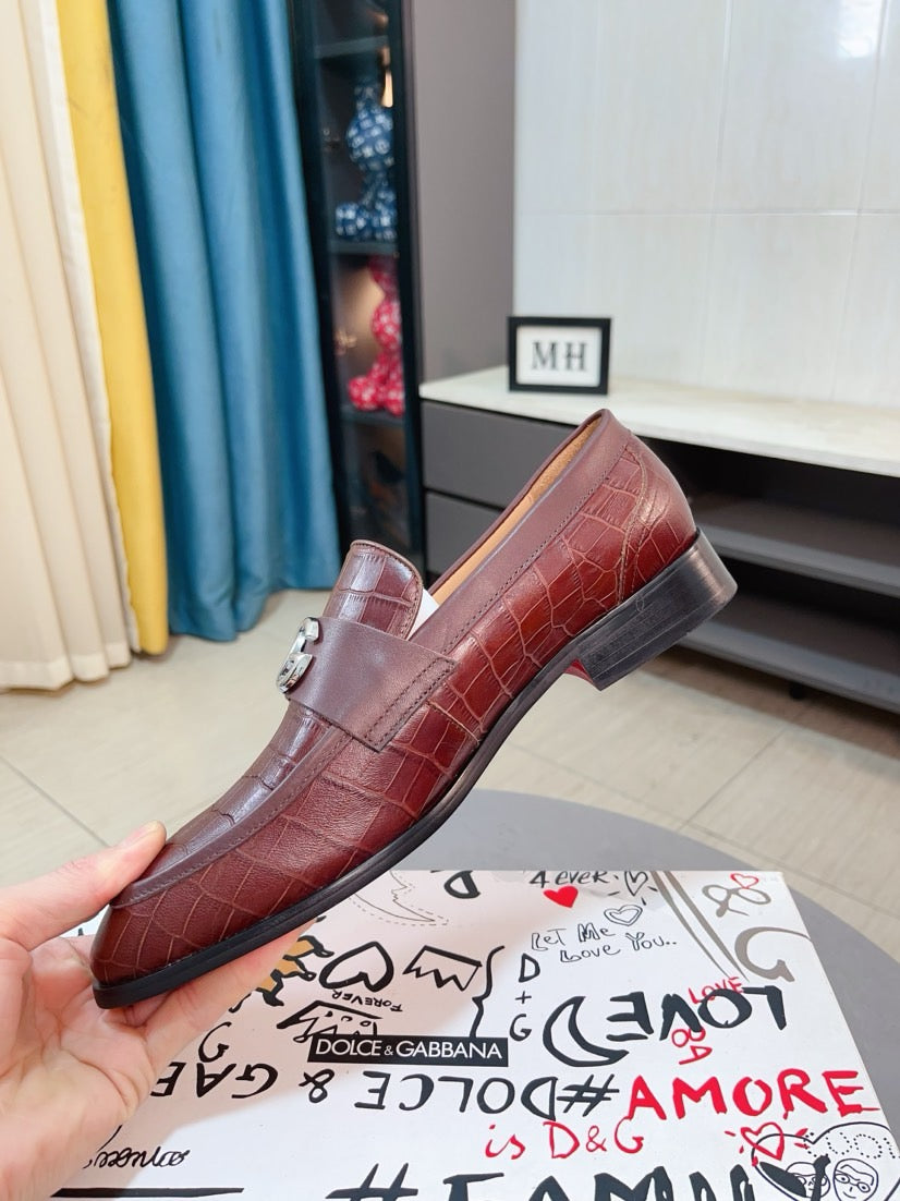 Dolce & Gabbana DG Men's Dress Shoes in Premium Calfskin
