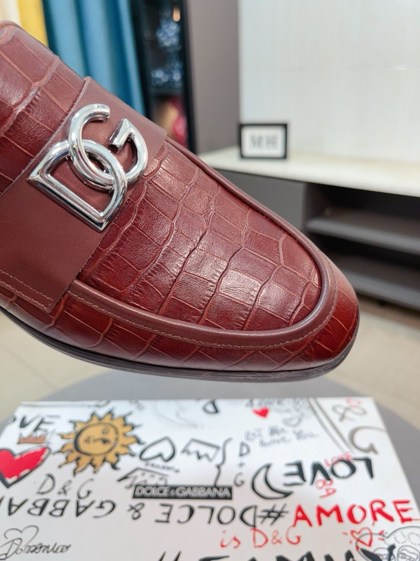 Dolce & Gabbana DG Men's Dress Shoes in Premium Calfskin