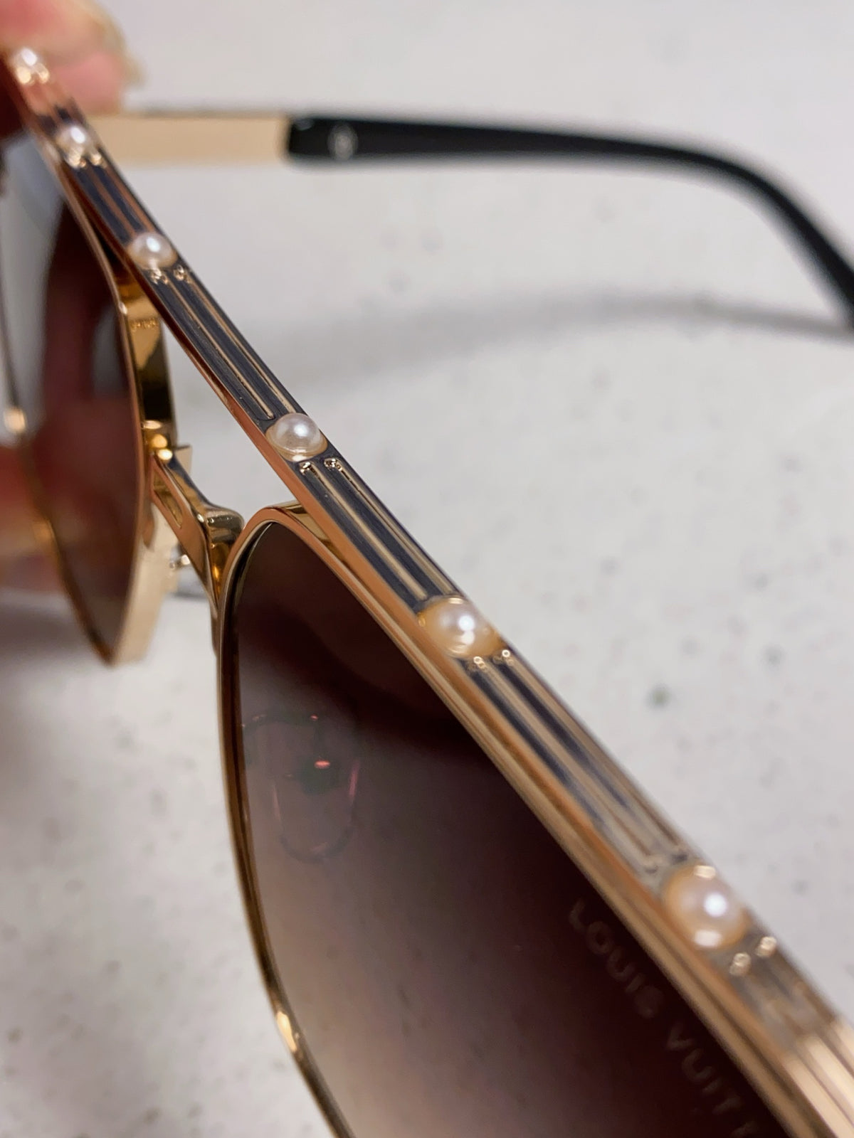 purple metal sun Sunglasses for men - alternate angle view 8