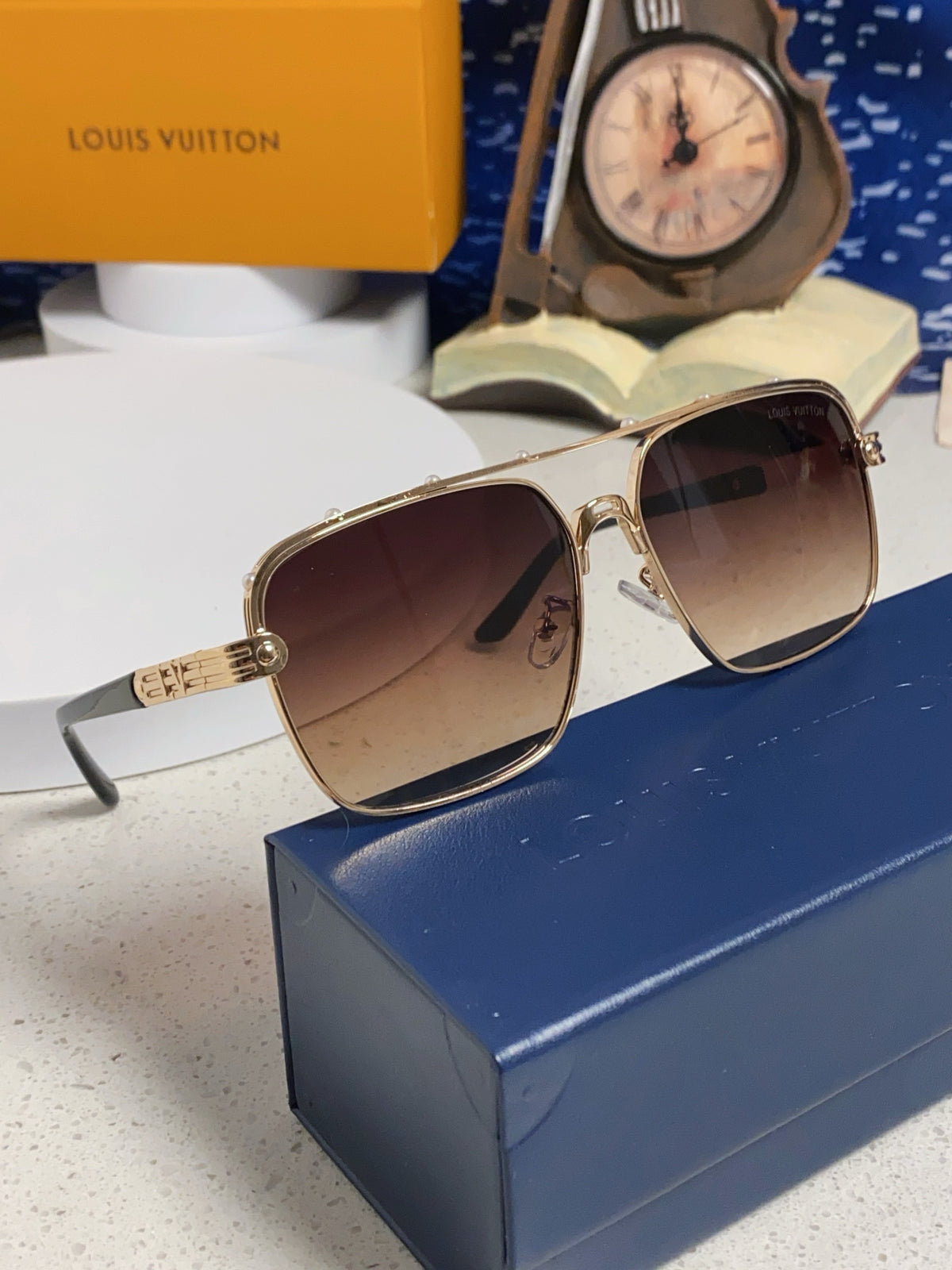 purple metal sun Sunglasses for men - alternate angle view 11