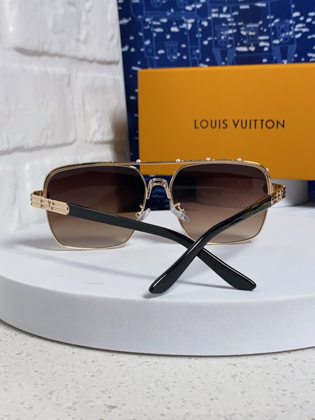 purple metal sun Sunglasses for men - alternate angle view 3
