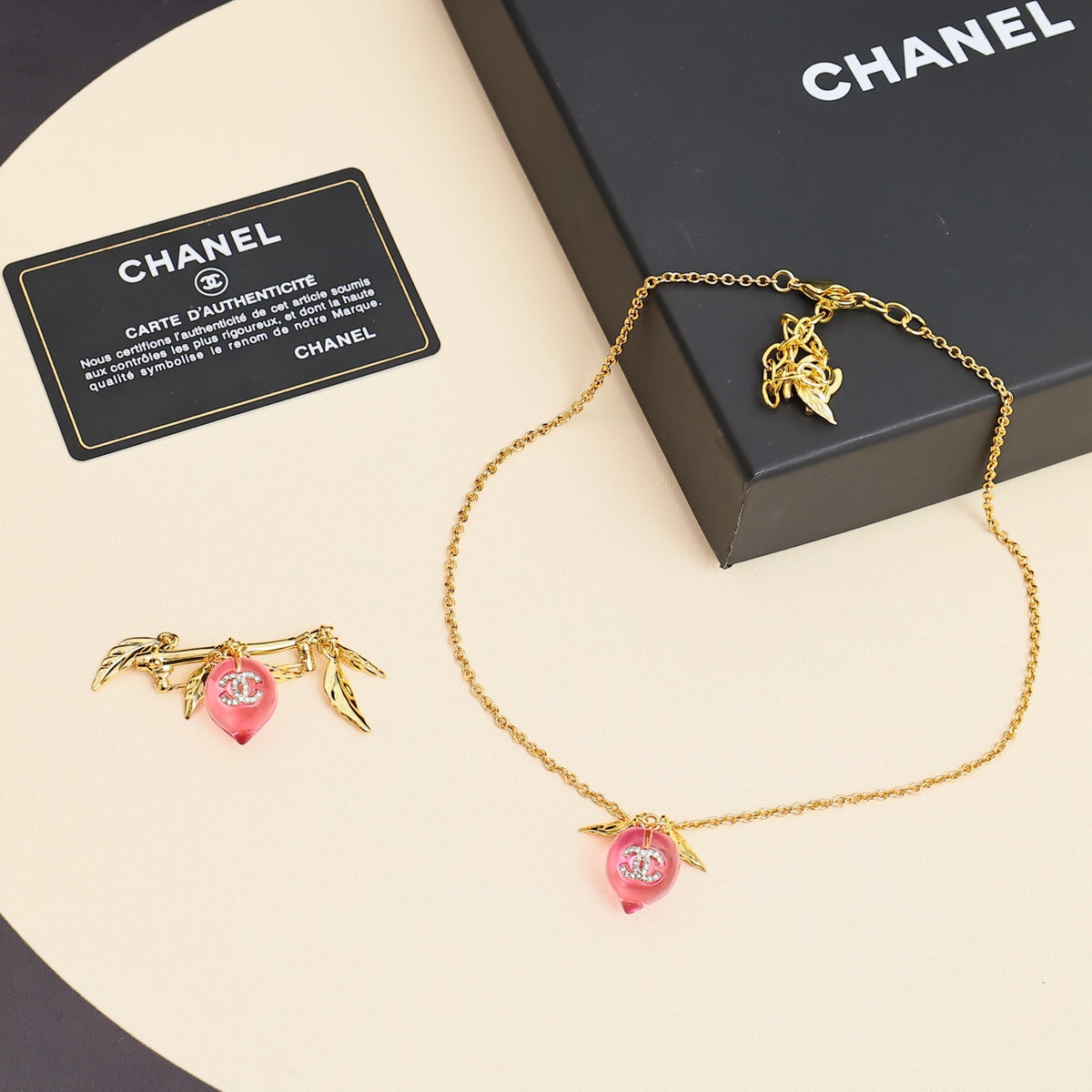 pink Necklace for women - alternate angle view 8