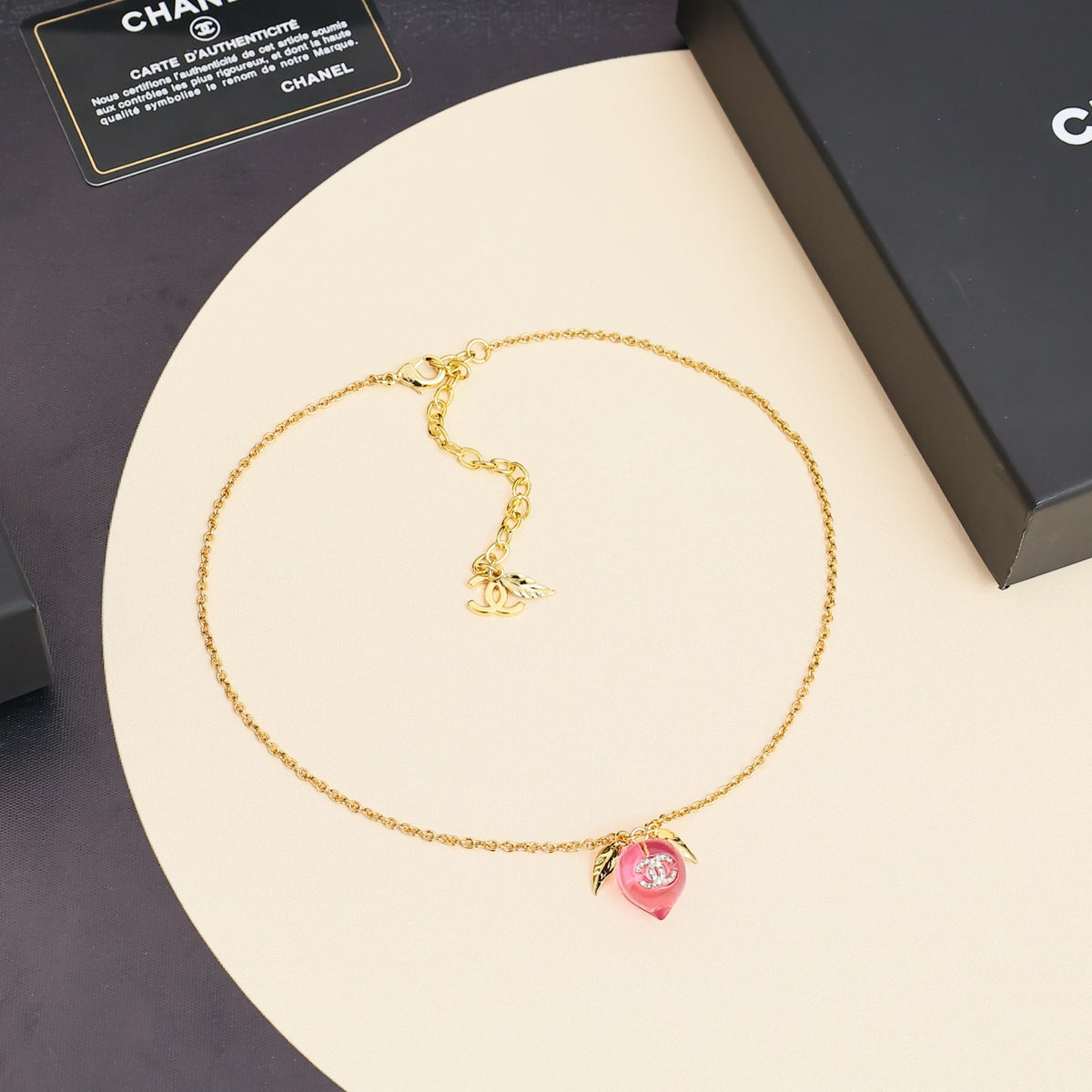 pink Necklace for women - alternate angle view 4