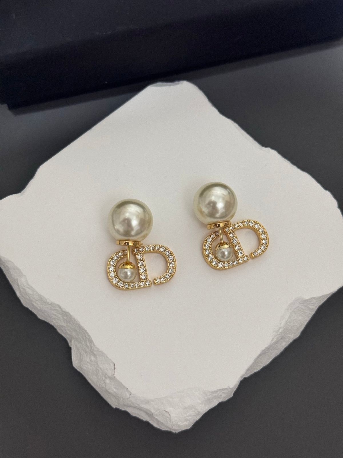 pearl Stud Earrings for women - product detail view