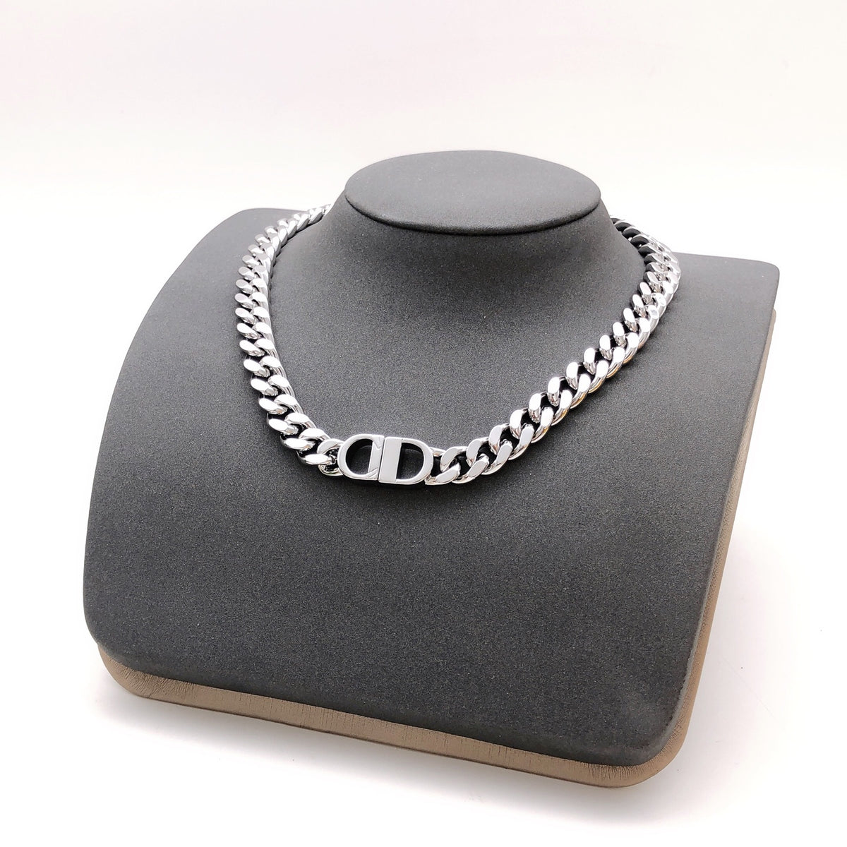 silver brass Necklace for women - alternate angle view 7
