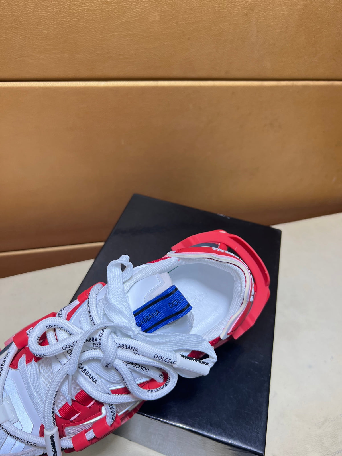 Dolce & Gabbana DG Men's Multi-Panel Silk Casual Sneakers