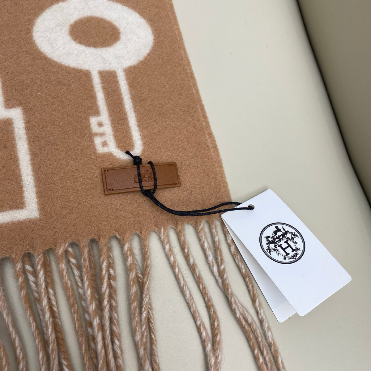 velvet key Scarf for women - alternate angle view 8