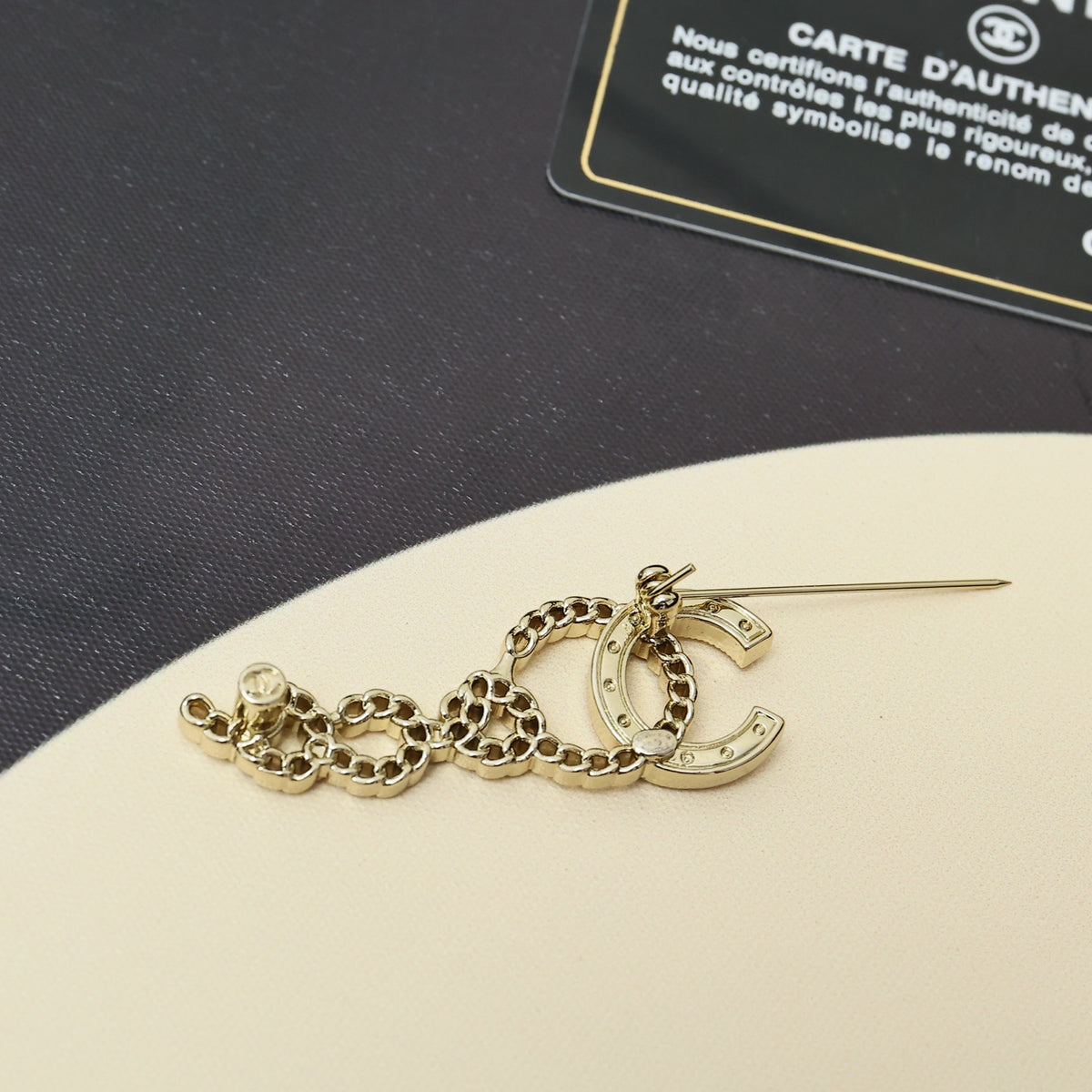 crystal letter Brooch for women - alternate angle view 7
