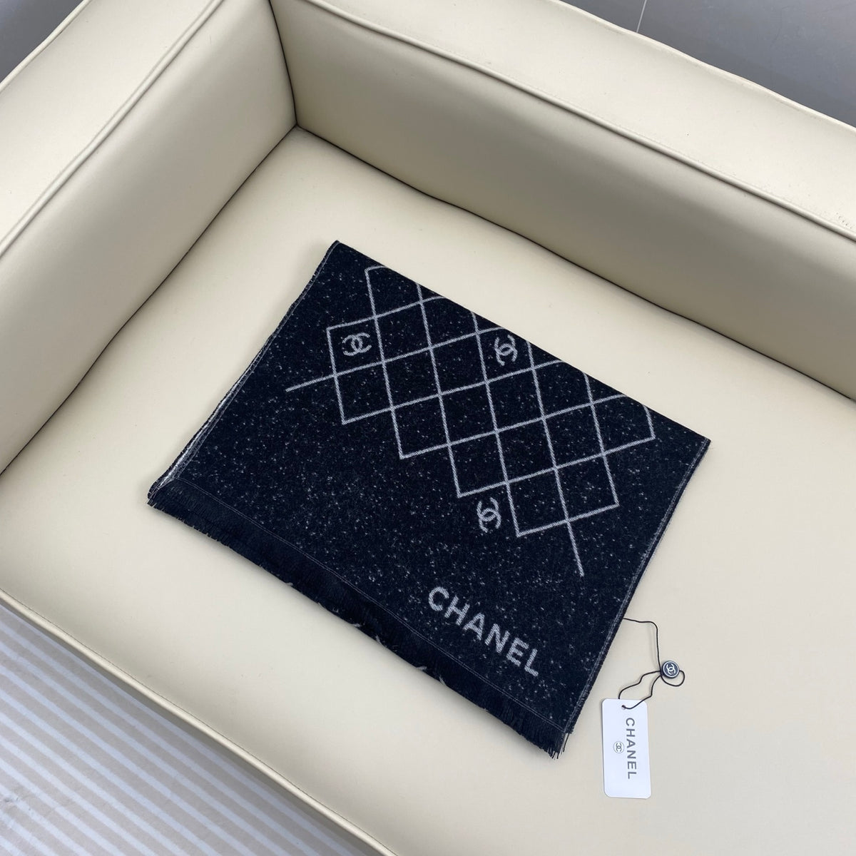 velvet luxury Scarf for women - product detail view