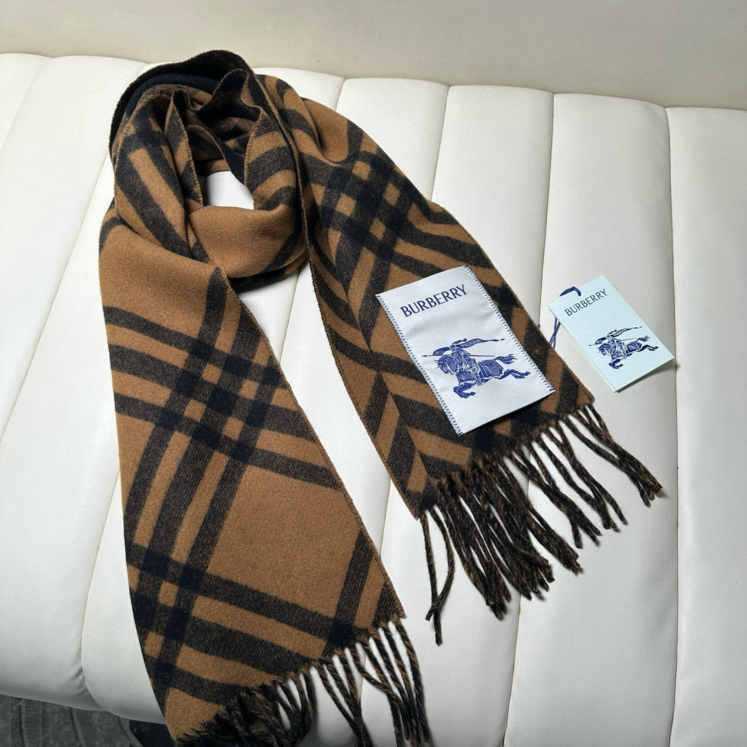 two-tone velvet tassel Scarf for men - alternate angle view 10