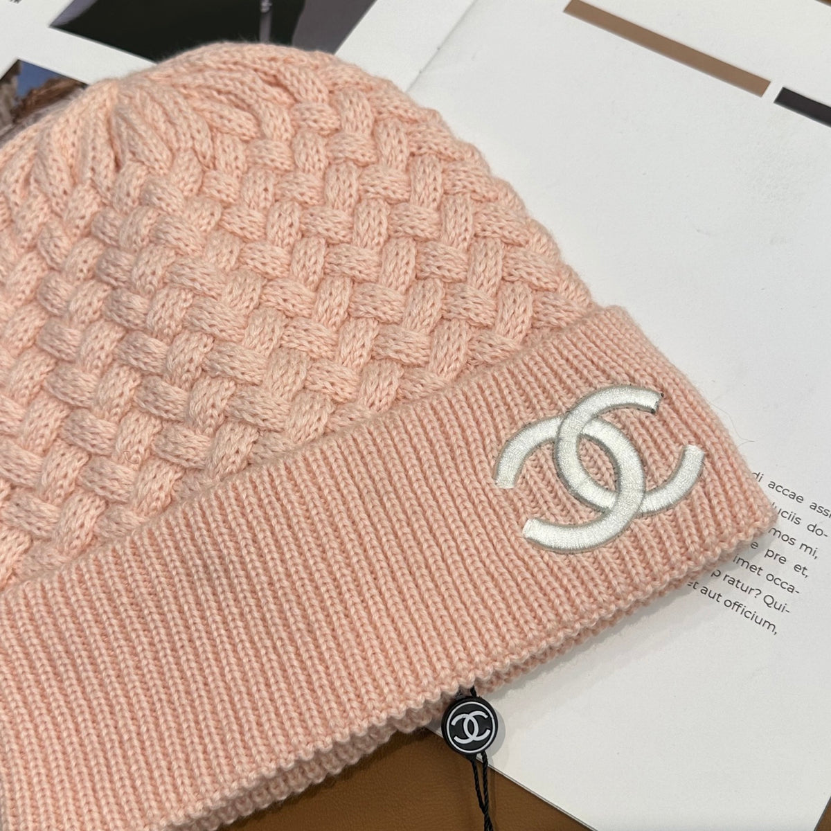 red minimalist Hat for women - alternate angle view 5