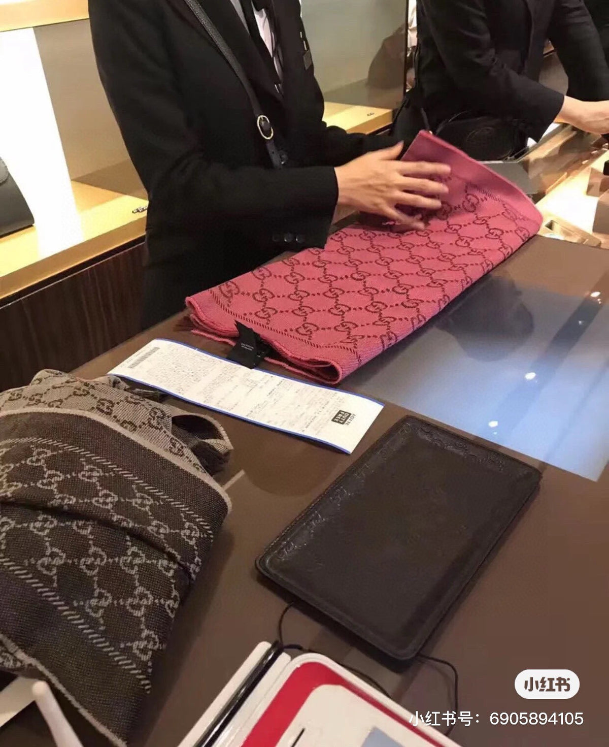multicolor wool luxury Shawl for women - alternate angle view 2