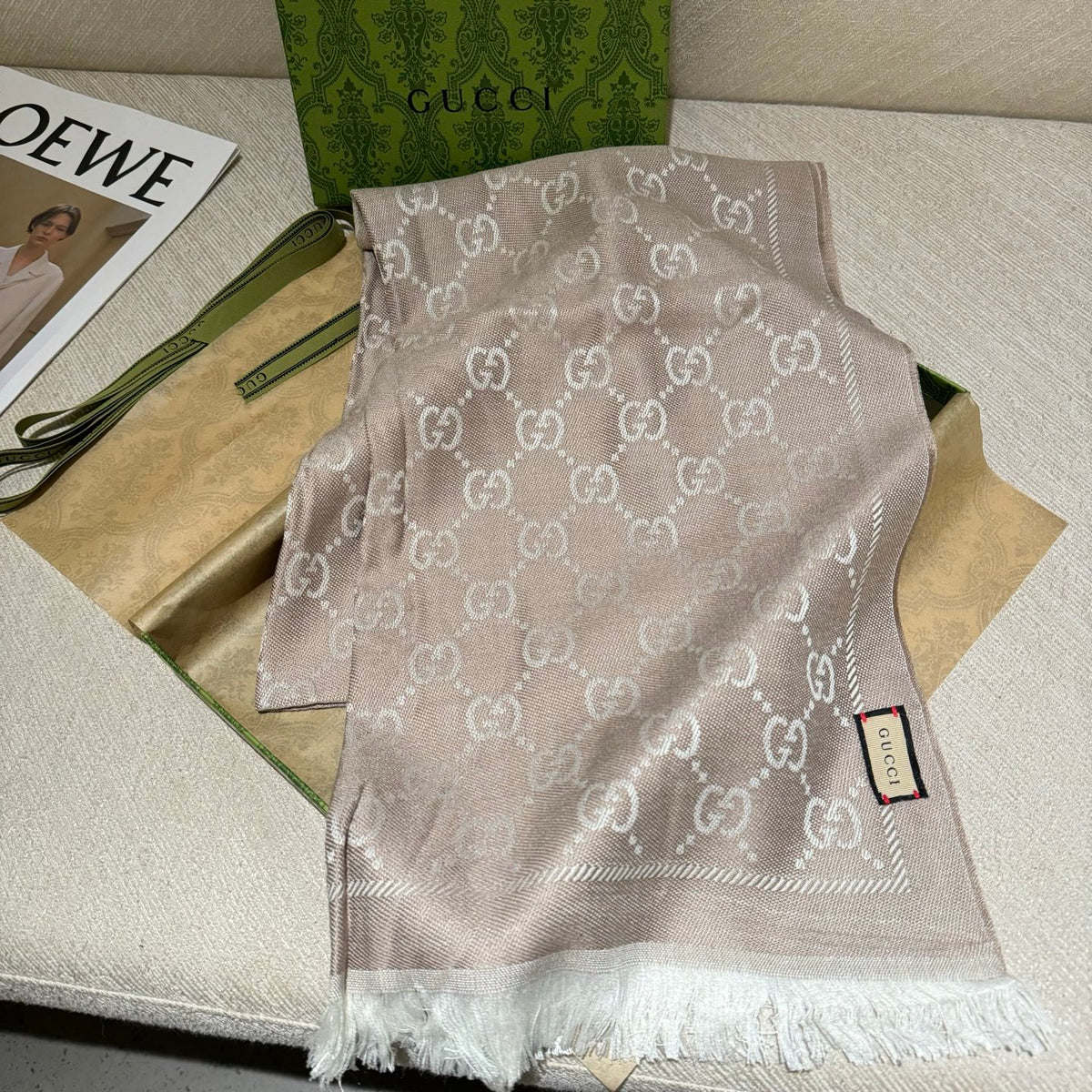 multicolor wool luxury Shawl for women - product detail view