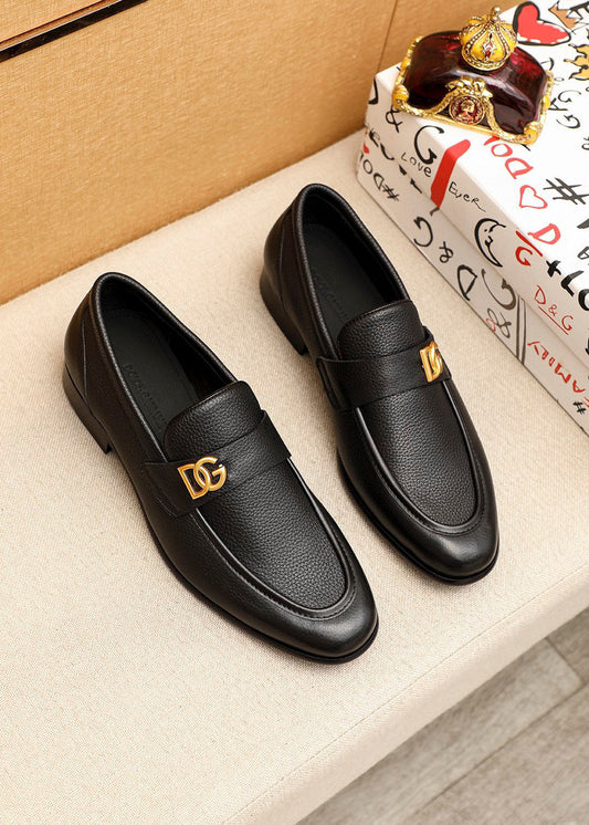 Dolce & Gabbana DG Men's Dress Shoes in Italian Patent Calfskin