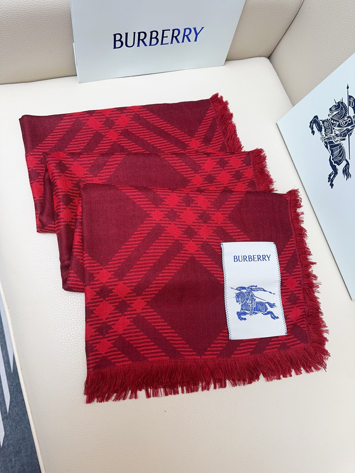 wool luxury Scarf for men - alternate angle view 5