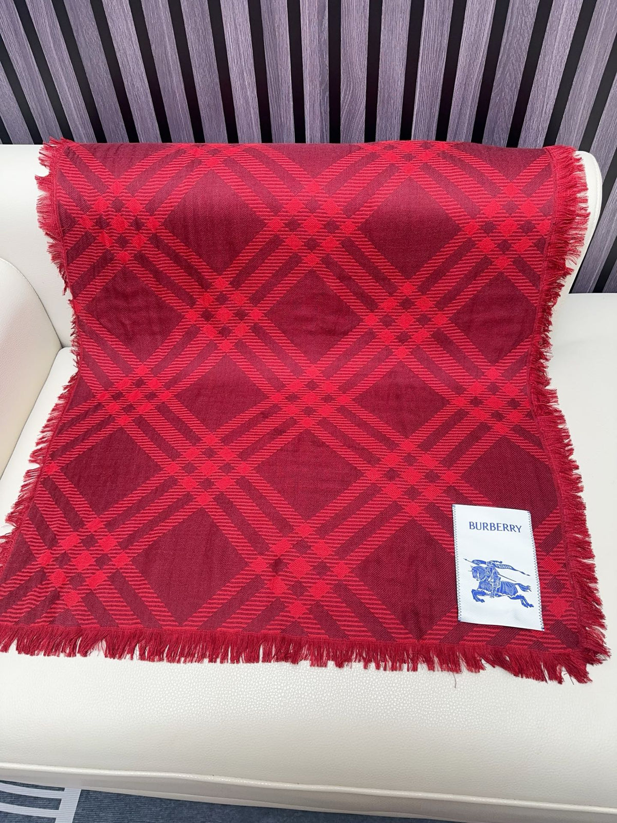 wool luxury Scarf for men - alternate angle view 6